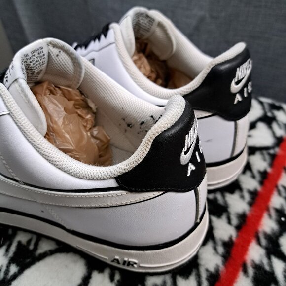 %Nike Air Force 1 07 White Black Tuxedo (2010) Shoes Sz 11 Men A 14 main image 8